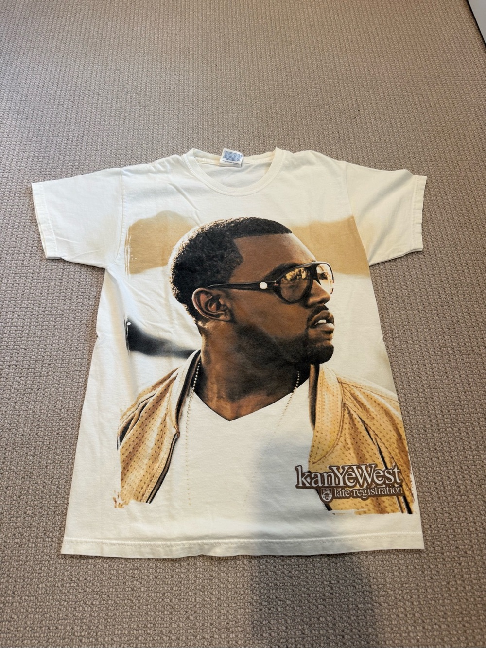 Hanes Cream Graphic Short Sleeve Tee